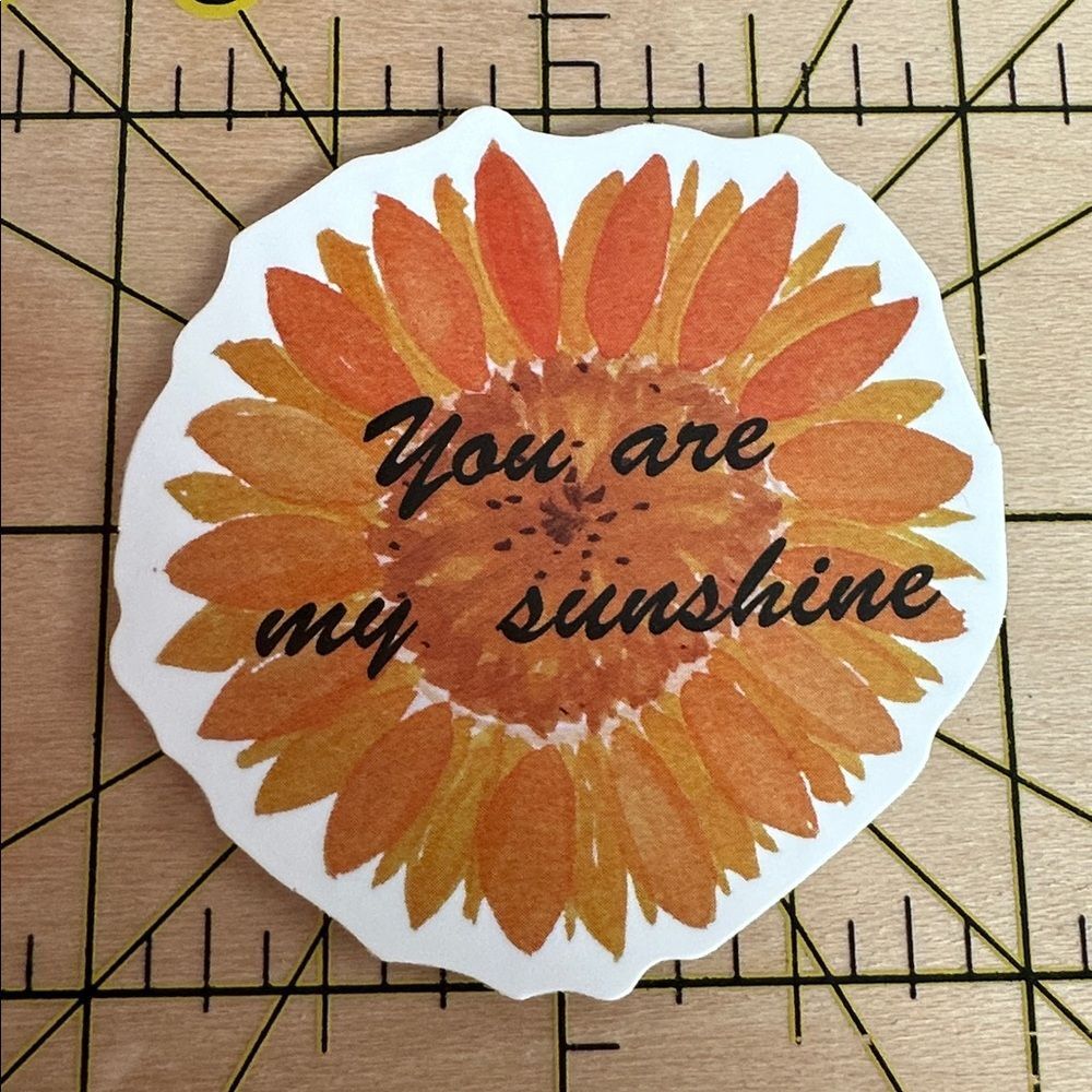 💜13/$13 +Bundle Sticker Sale | Sunshine Sunflower Flowers Waterproof Sticker